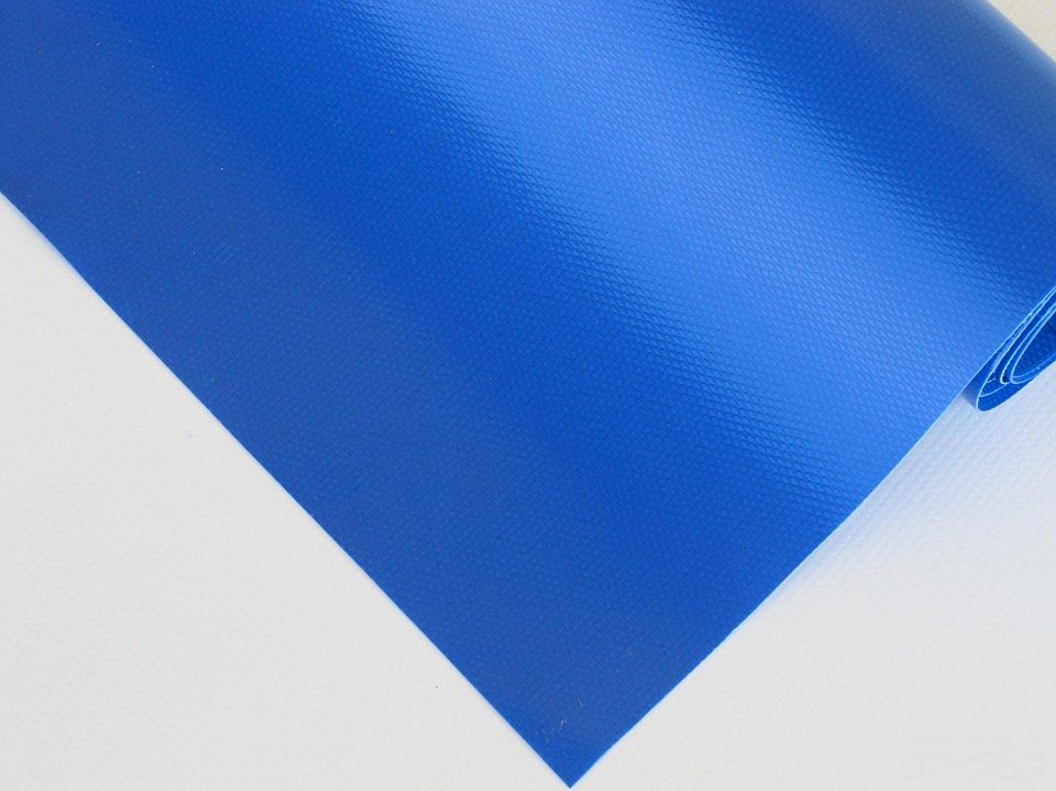PVC plachtovina modrá