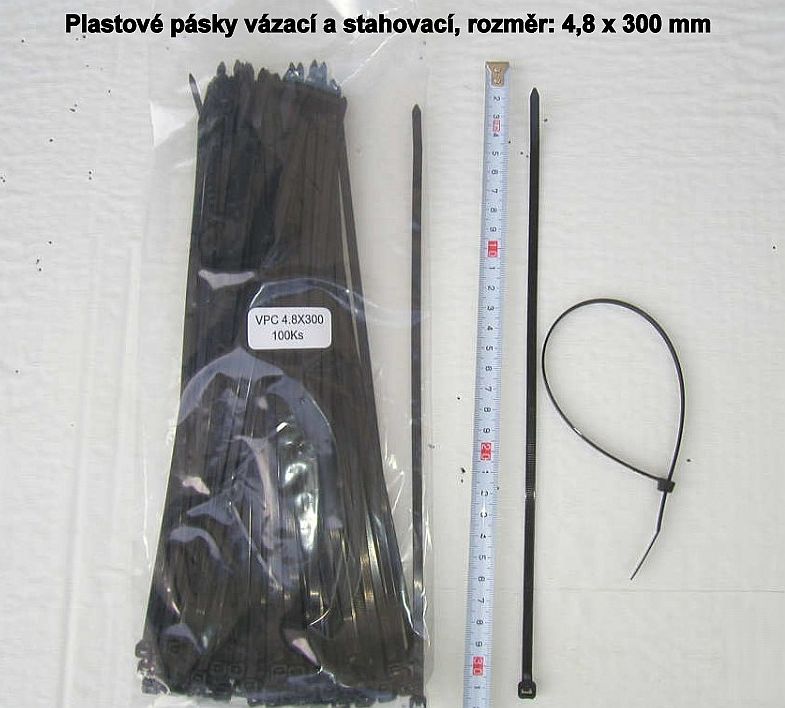 Stahovací pásky plastové 
